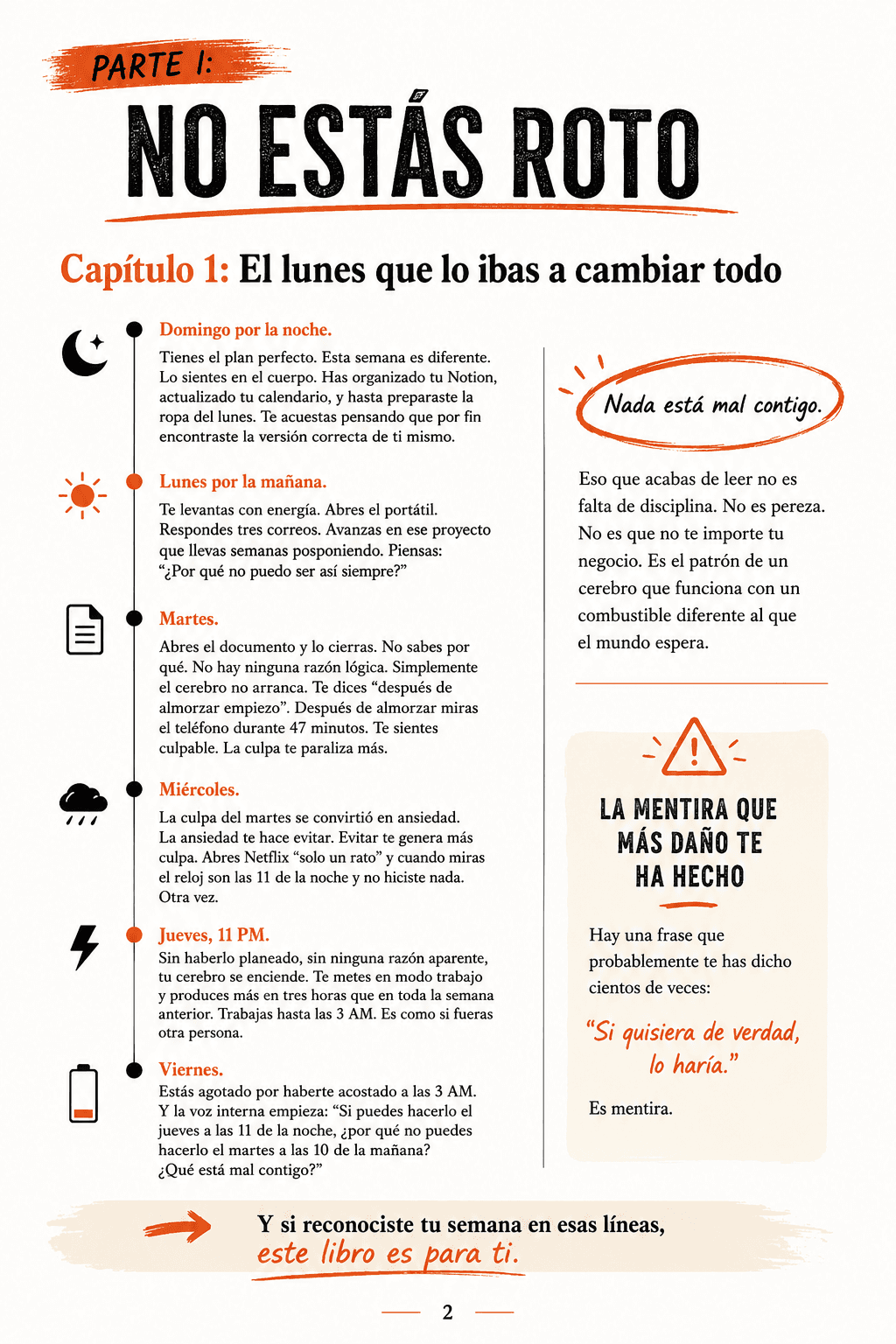 Capítulo 2 — Tu cerebro usa otro combustible
