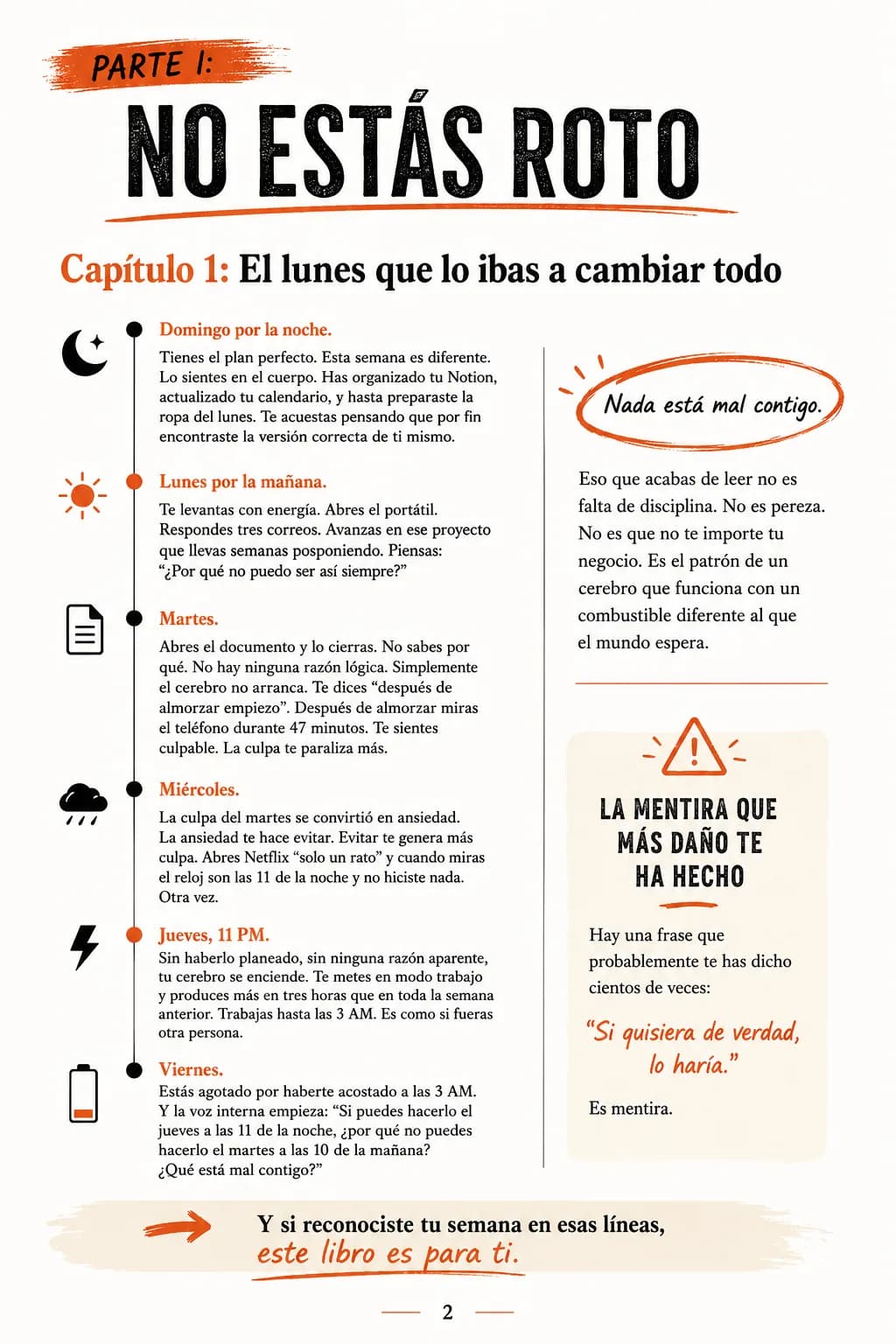 Capítulo 2 — Tu cerebro usa otro combustible