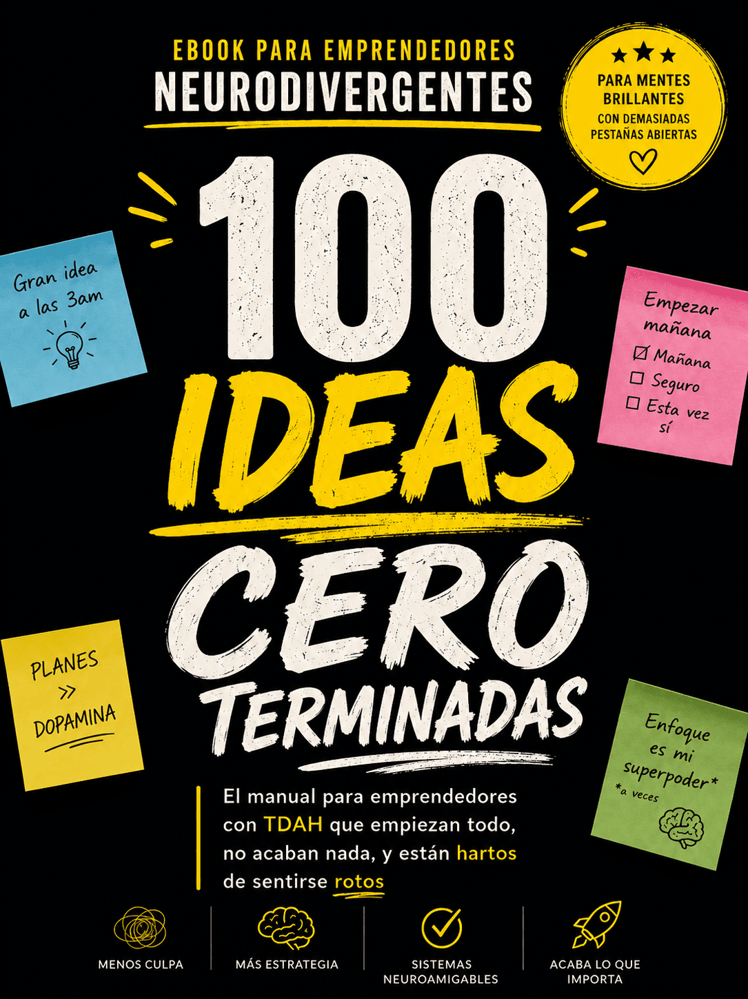 Portada del ebook 100 Ideas 0 Terminadas